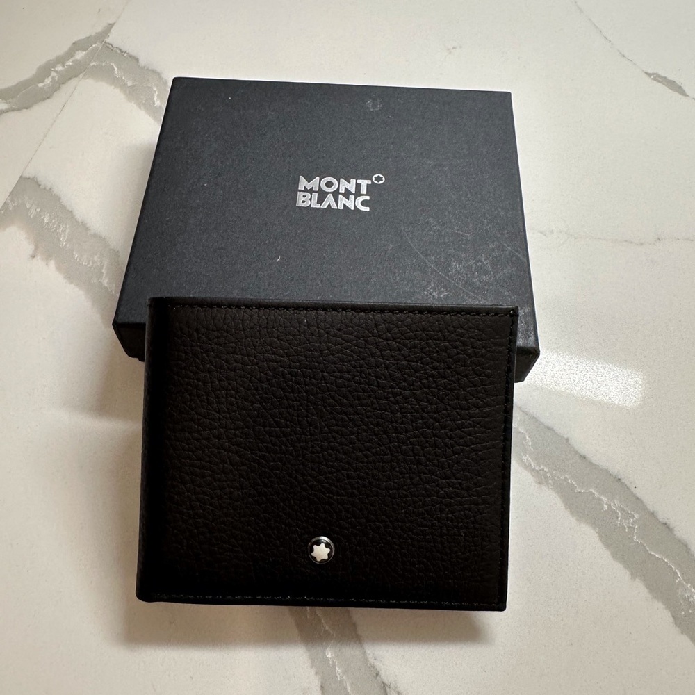 Mont Blanc Leather Wallet New